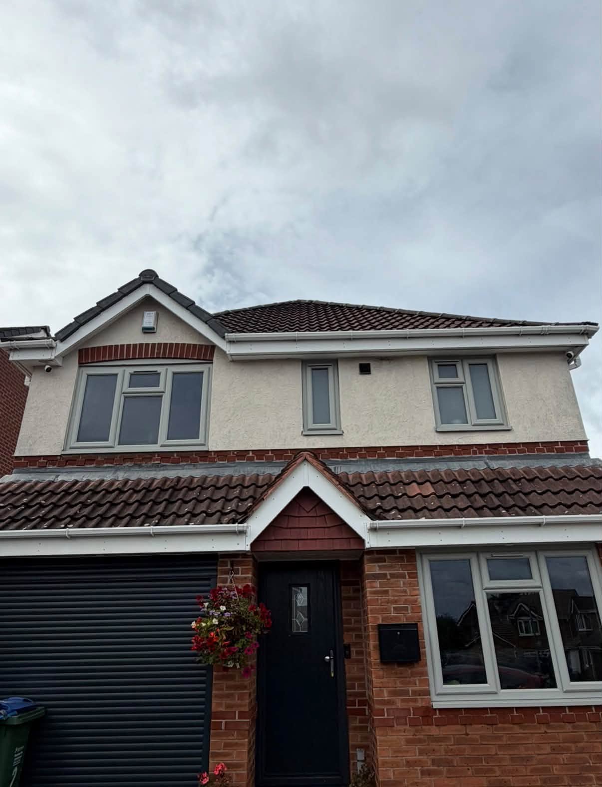 Exterior chemical cleaning result