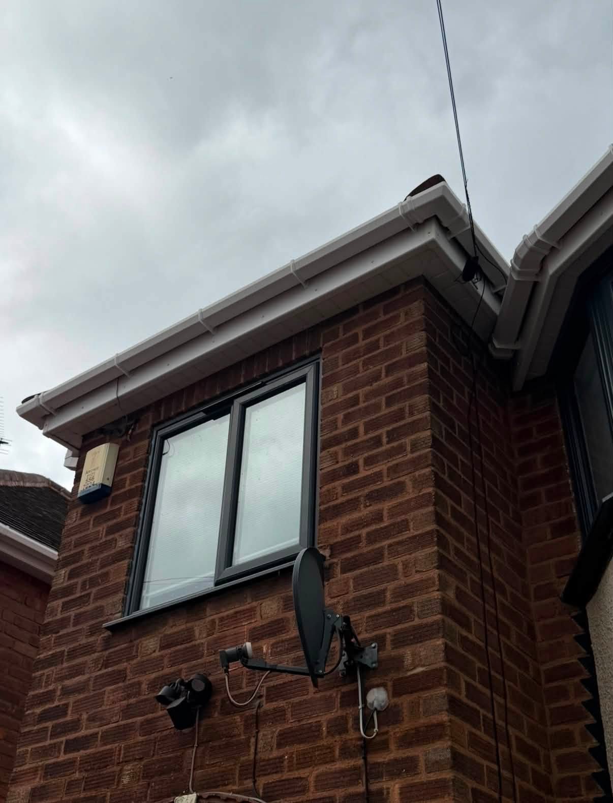Exterior window cleaning result
